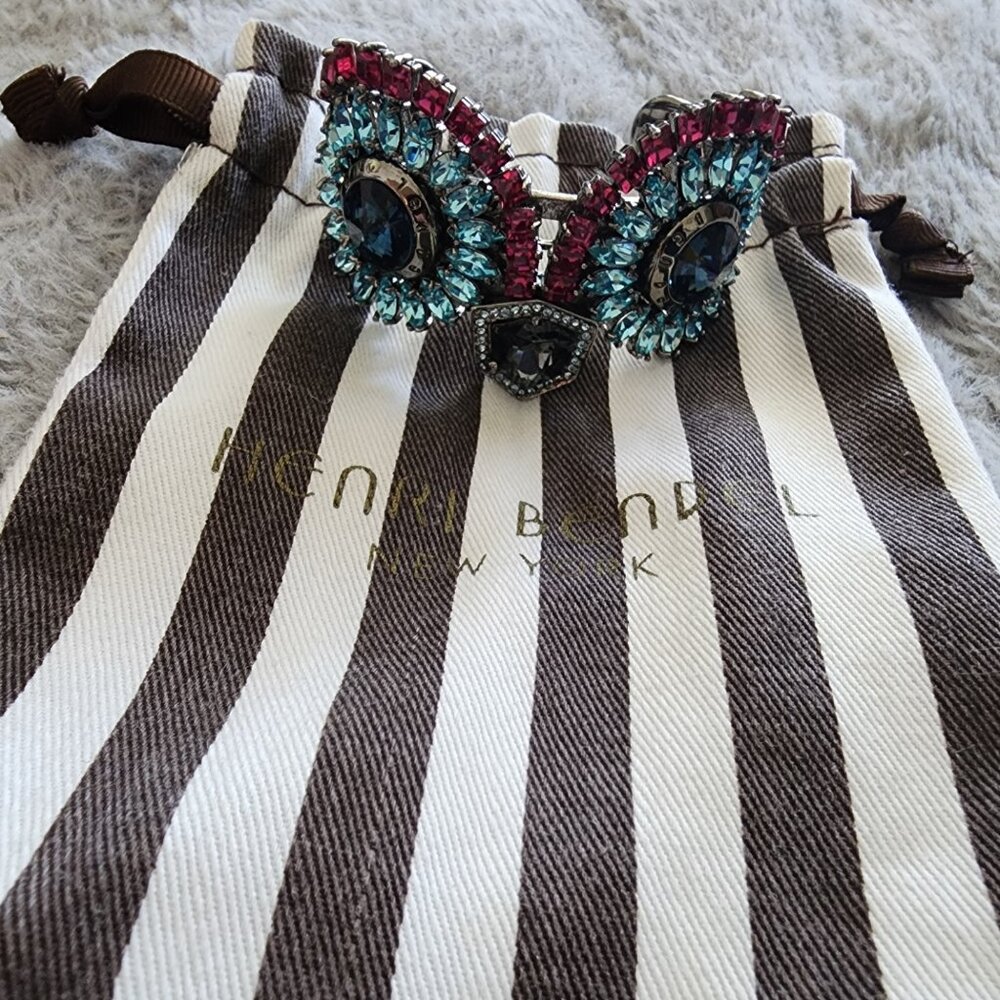 HENRI BENDEL VANDERBILT OWL CUFF - RARE